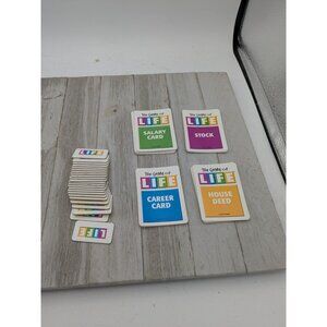The Game of Life Replacement Parts Stock House Salary Career Cards, Life Tokens